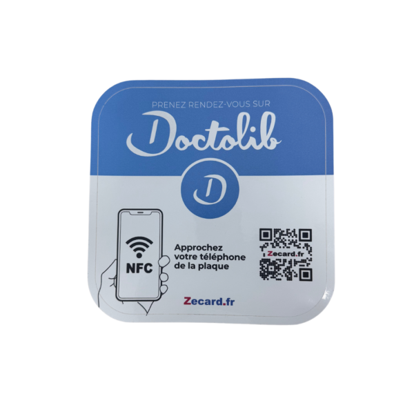 Plaque NFC Doctolib